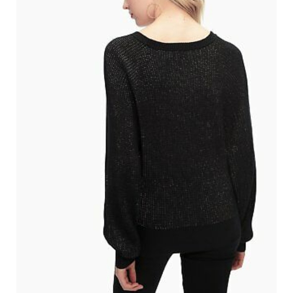 Anthro Splendid Sheridan Lurex Pullover Sweater - Picture 3 of 6